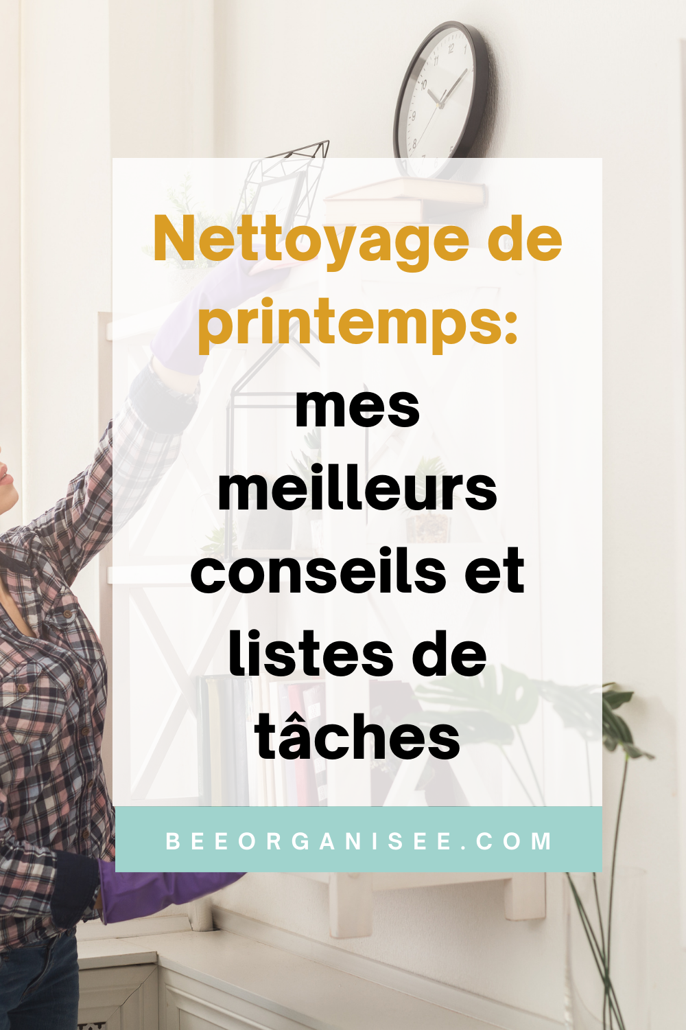 Nettoyage de printemps - Mon agenda sur-mesure