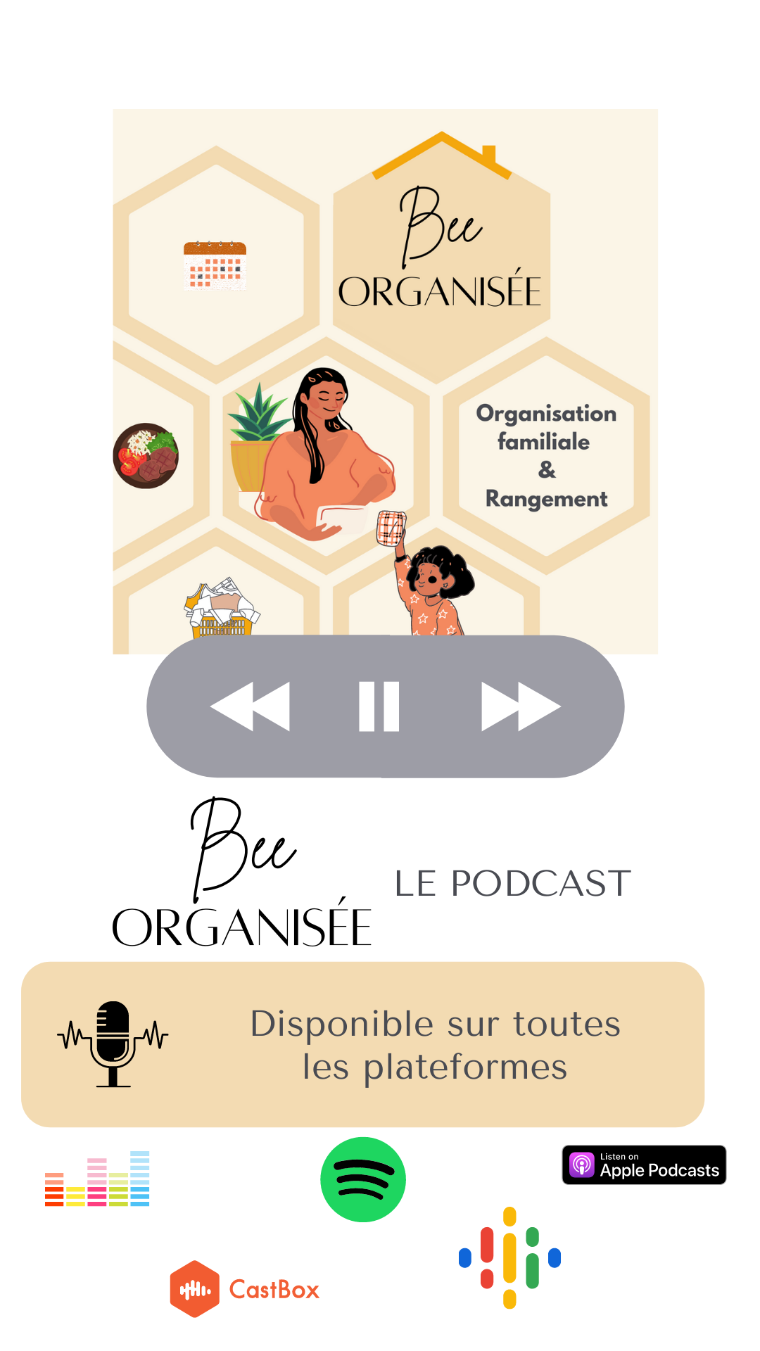 Lancement podcast Bee Organisée