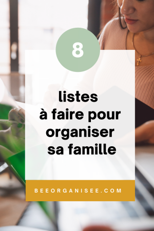 Dans cet article, découvrez 8 listes à faire pour organiser sa famille, gagner en énergie et en temps et fluidifier votre dynamique familiale.